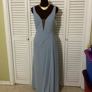 David’s Bridal “Celebrate” Pastel Blue Formal size 10